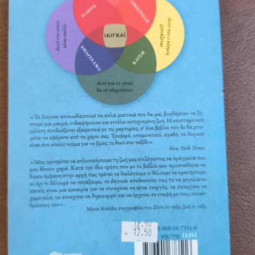 Ikigai psychology book like new, secrets of Japan for a long happy life