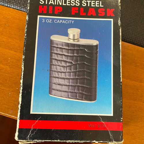 Harley Davidson flask new stainless steel with box