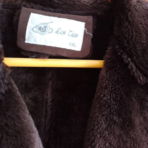 Brown Suede Shearling Jacket size XL like new