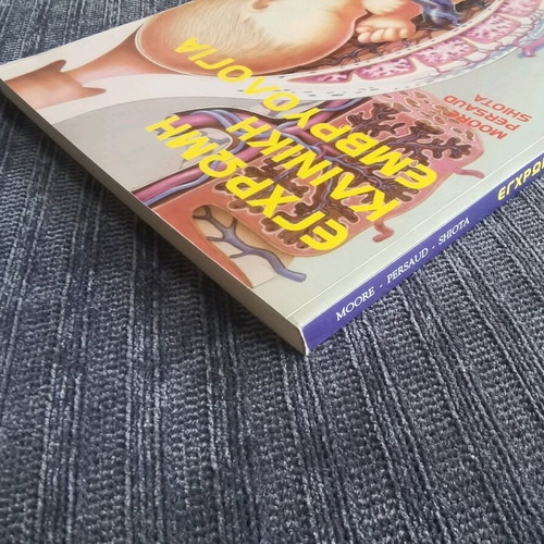 Colored Clinical Embryology University Medical Textbook AUTH like new