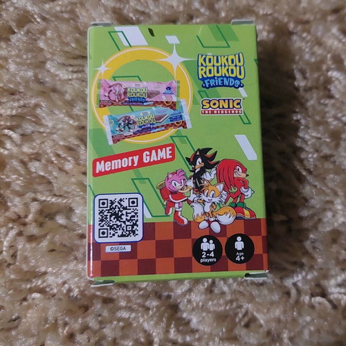 Sonic Koukouroukou memory cards new with instructions