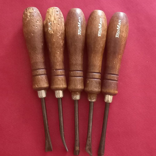 Wood carving chisels Topman used, Japan