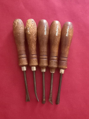 Wood carving chisels Topman used, Japan