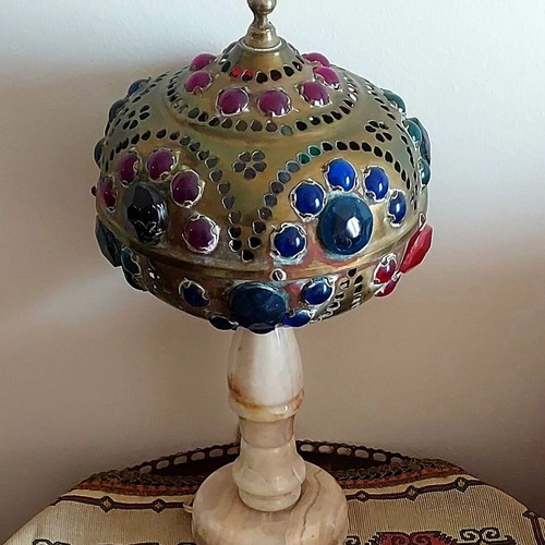 Οθωμανική λάμπα διακοσμητική vintage 1960 σαν καινούργια