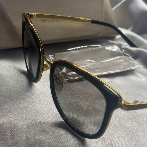 Michael Kors sunglasses like new, butterfly style, black and gold