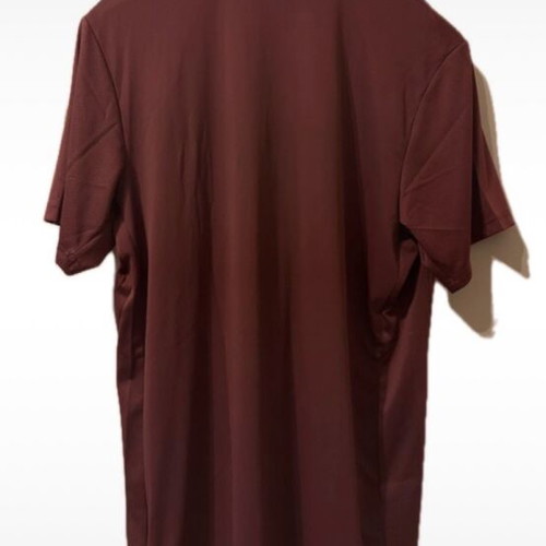 Adidas burgundy tennis polo shirt large like new