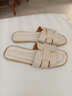 Women's sandals new, cream color, orthopedic in size 38