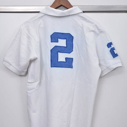 Polo T-shirt used, white, sizes M and L