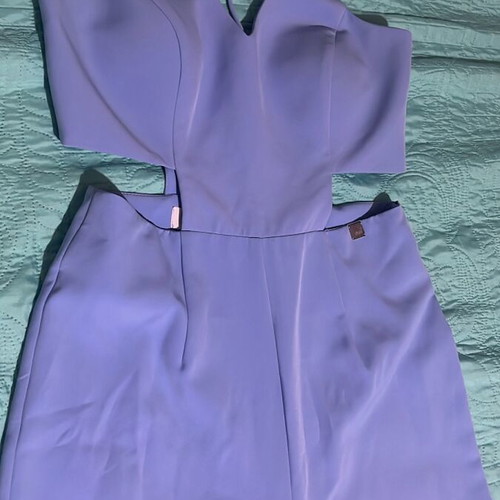 BSB Collection blue jumpsuit with cut-outs, large 42