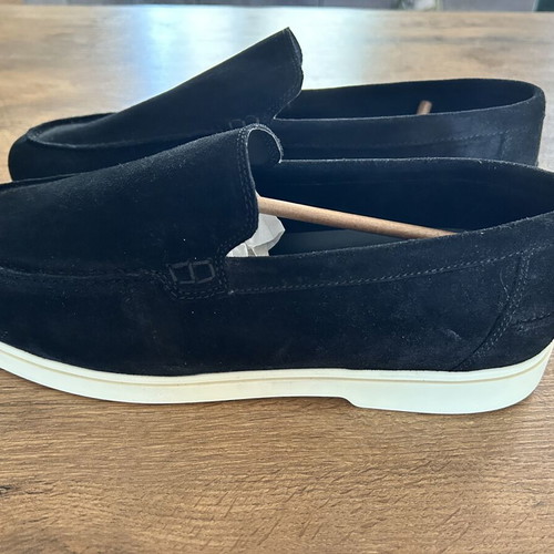 Zara leather shoes new, size 45, black loafers