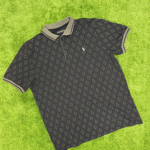 Ralph Lauren Polo Shirt 3XL like new, black and gray