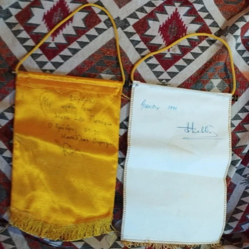 Masonic Flags Leo Clubs 1990 and 1991 used, pack of two
