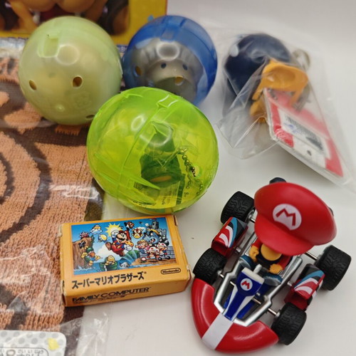Super Mario merch bundle used, official collectibles