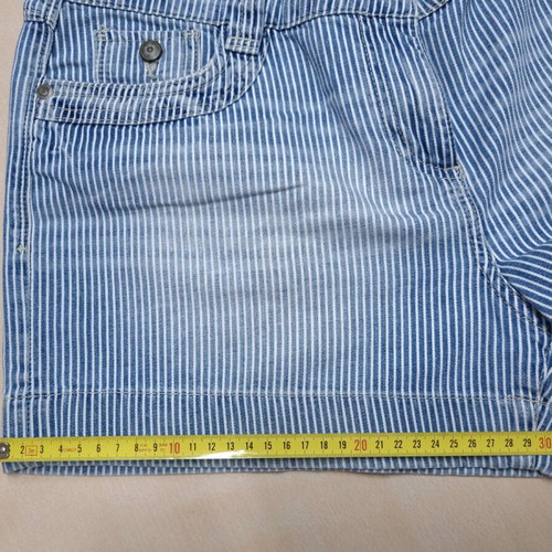 Marks & Spencer jeans shorts like new, size 14, white and turquoise
