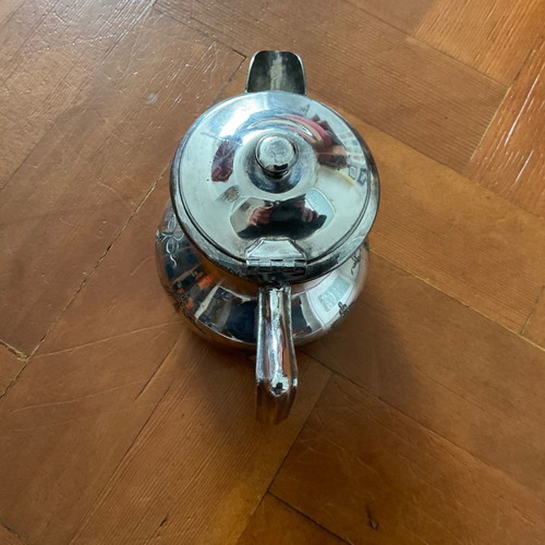 Vintage silver-plated teapot from England with EPNS mark, 14 cm high