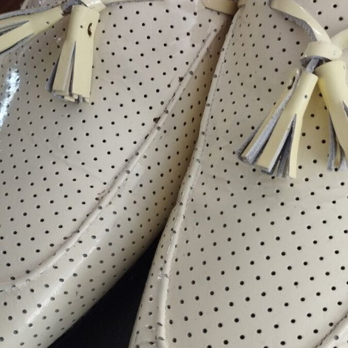 Scarponi shoes new, size 45, white beige