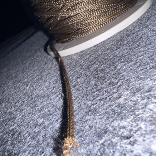 Spool of light brown durable nylon rope 2mm