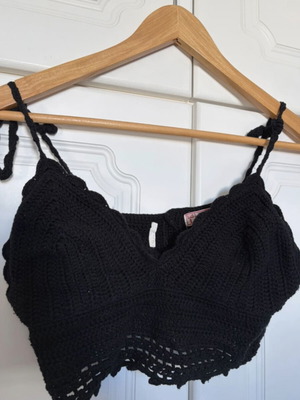 Black knitted top Pull & Bear like new