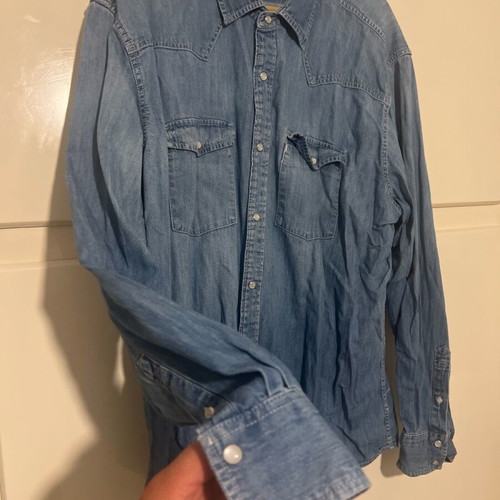 Tex Man denim shirt XXL like new, 100% cotton, blue