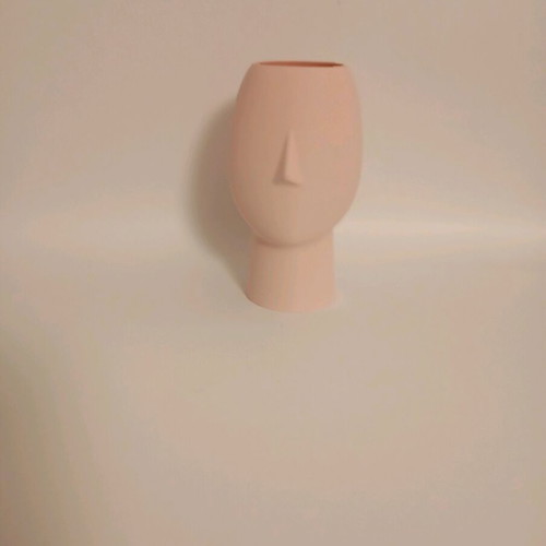 Modern pink pencil holder new, 3D printed
