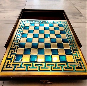 Αρχαιοελληνικό σκάκι με κασετίνα