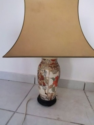 Chinese vase lamp in like new condition, height 40cm