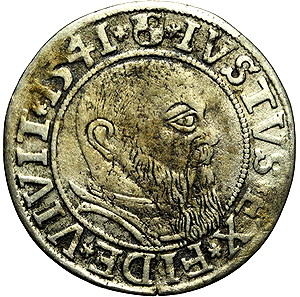 1541, Germany Groschen Albert of Bradenburg Duke of Prussia