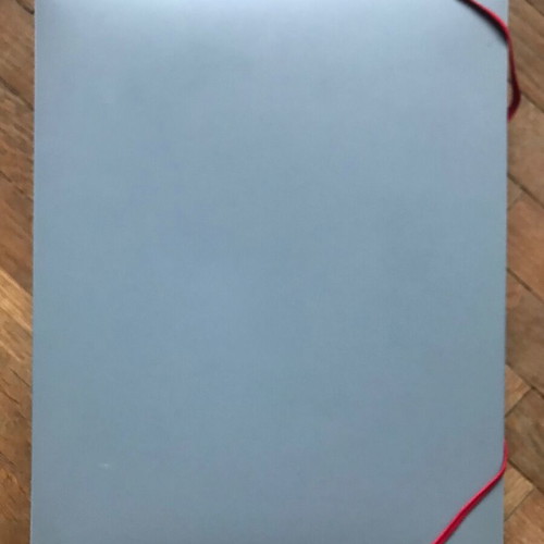 Plastic bag and paper folders like new, set of 5 pieces
