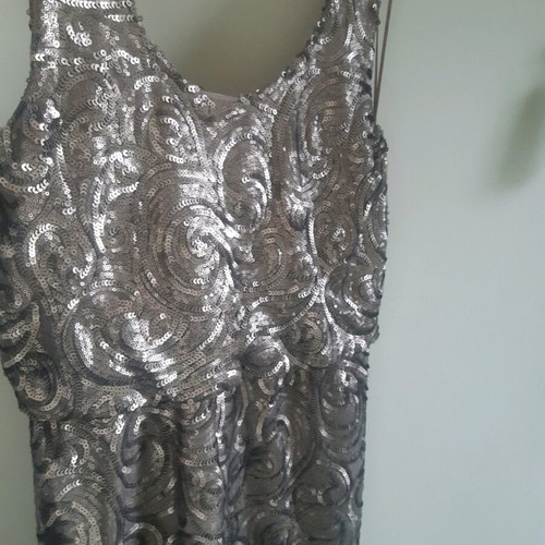 Mango dress size M like new, gold sequin