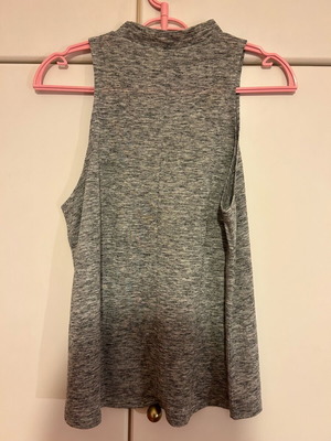 H&M blouse size M like new, gray