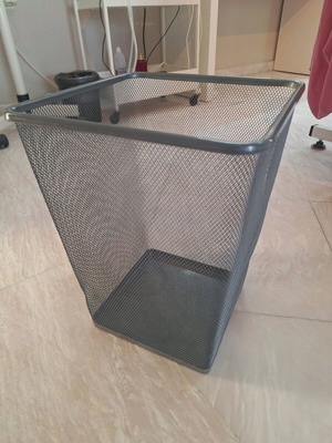 Metal waste bin like new, 35x25 cm