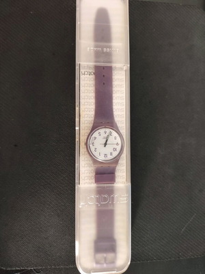 Swatch Gent GV 122 μωβ και λευκό νέο με κουτί