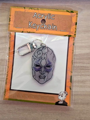 Stone Mask keychain from JoJo's Bizarre Adventure made to order