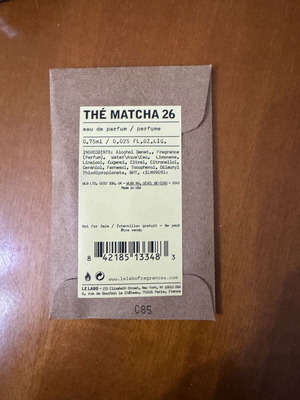 Le Labo The Matcha 26 Tester new, regular Eau de Parfum 1 ml