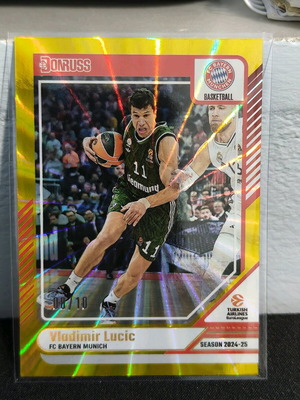 Κάρτα Panini Donruss Euroleague Vladimir Lucic Gold Laser 2024-25 καινούργια