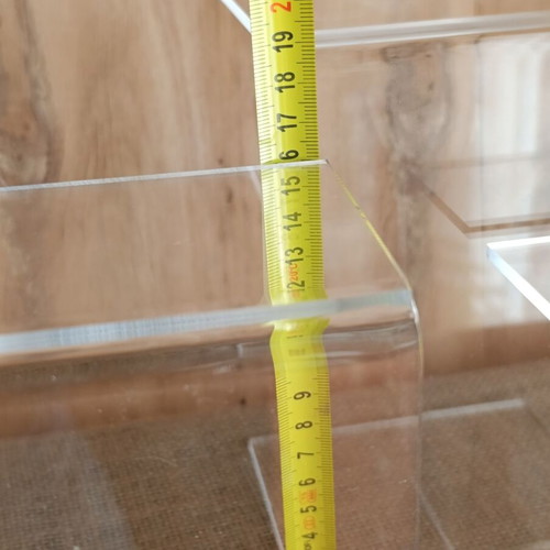 Jewelry display stands set of 3 made of plexiglass like new