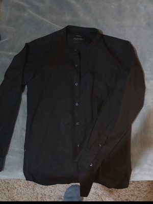 Black Mao shirt Pull & Bear like new, size S
