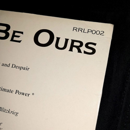 Blitzkrieg The Future Must Be Ours LP used, metal