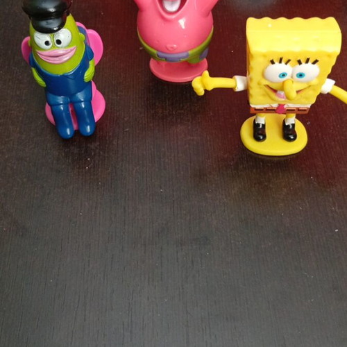 SpongeBob Submarine Vehicle like new with 3 figures