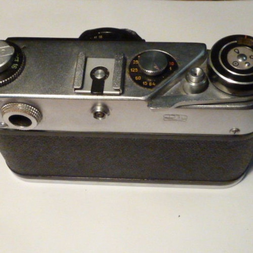 Old Russian FED5B camera used with case