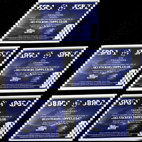 Χαρτάκια Topps Σήματα σαν καινούργια, σετ 5 τεμαχίων