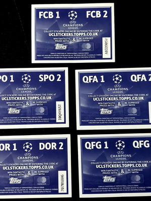 Χαρτάκια Topps Σήματα σαν καινούργια, σετ 5 τεμαχίων