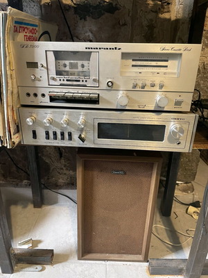 Vintage σετ ήχου Marantz SD3000 και Onkyo μεταχειρισμένο, λειτουργικό