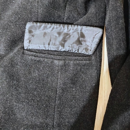 Katag wool women's coat new, classic line, black and gray
