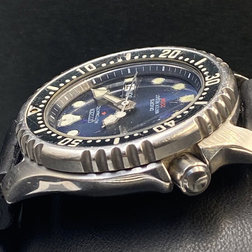 Citizen Promaster Diver 200m αυτόματο ρολόι μεταχειρισμένο, μπλε καντράν