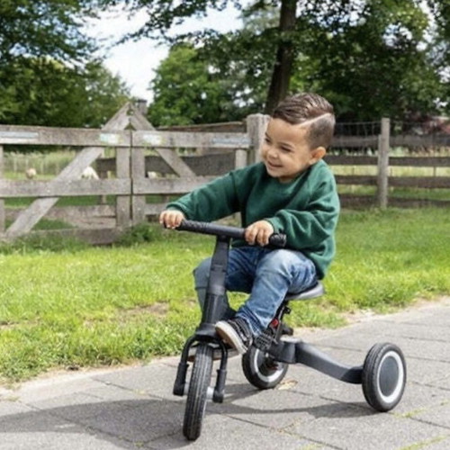 Topmark Kaya 4-in-1 Convertible Tricycle and Balance Bike Black like new