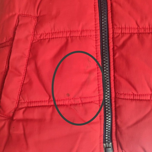 Benetton kids red sleeveless vest used for 2-3 years