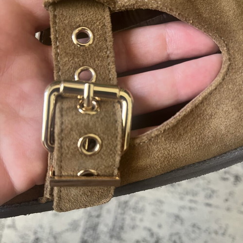 Zara leather slippers used, size 39, brown