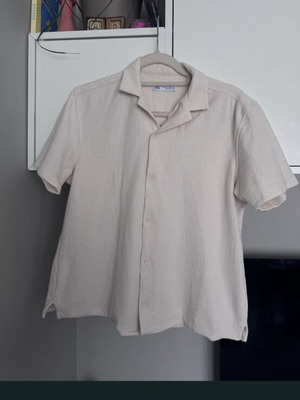 Zara men's beige shirt, size M