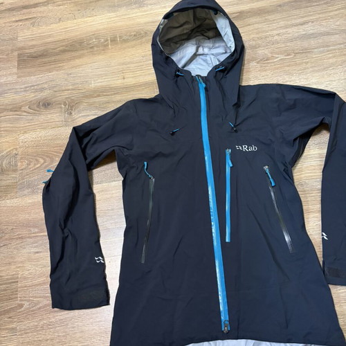 Rab Firewall Hard Shell Jacket women's size S like new, black